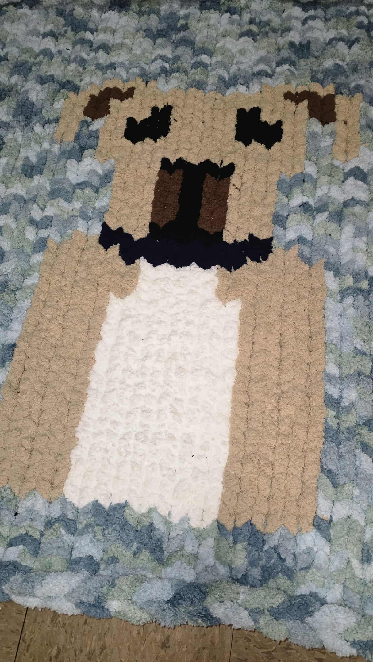 Fur-Ever Warm Dog Blanket Pattern | Hand/Finger Knitting Pattern | Pet Lover Gift | Cozy Dog Design | DIY Blanket PDF by Wicked Warmth