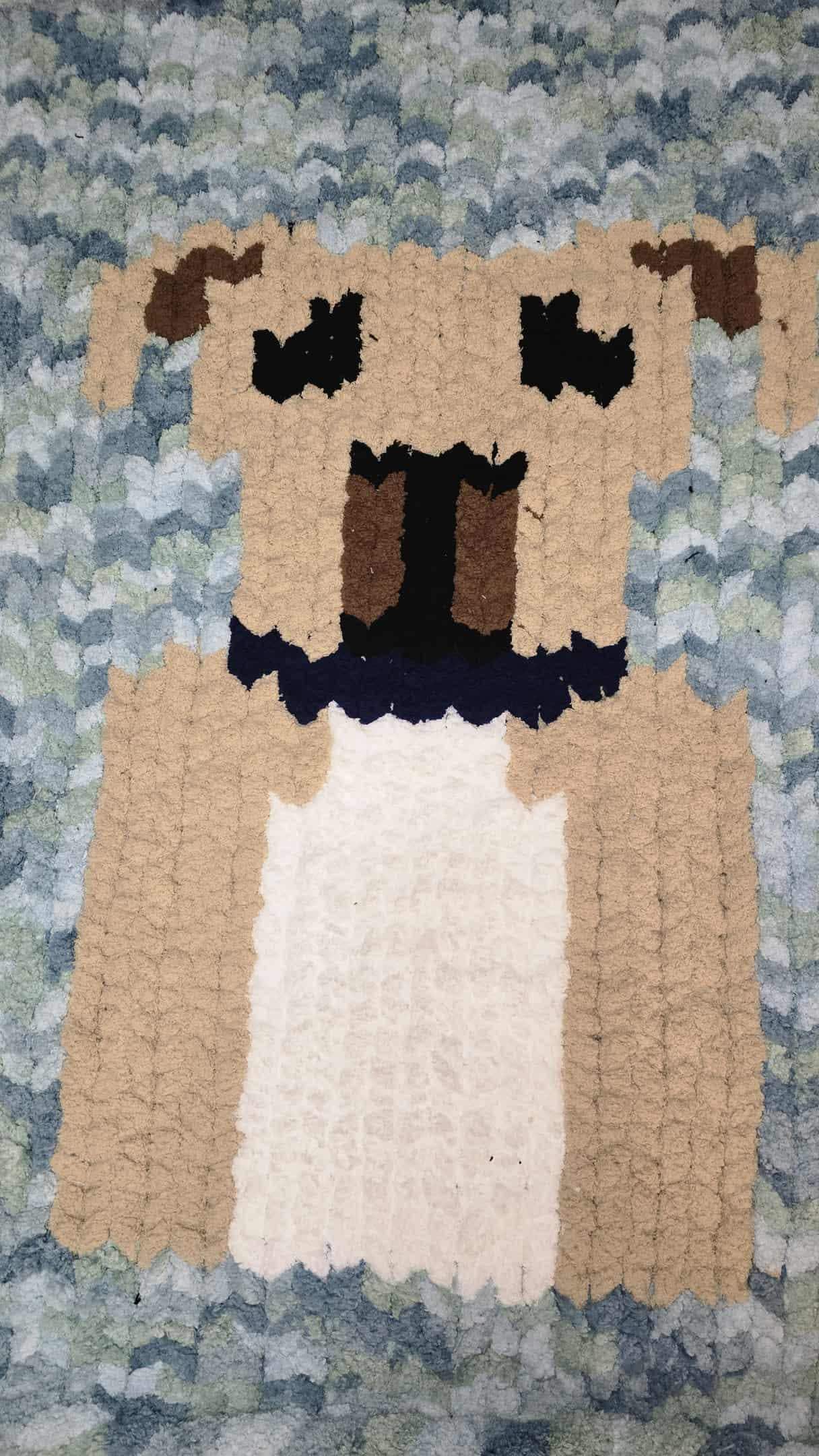 Fur-Ever Warm Dog Blanket Pattern | Hand/Finger Knitting Pattern | Pet Lover Gift | Cozy Dog Design | DIY Blanket PDF by Wicked Warmth