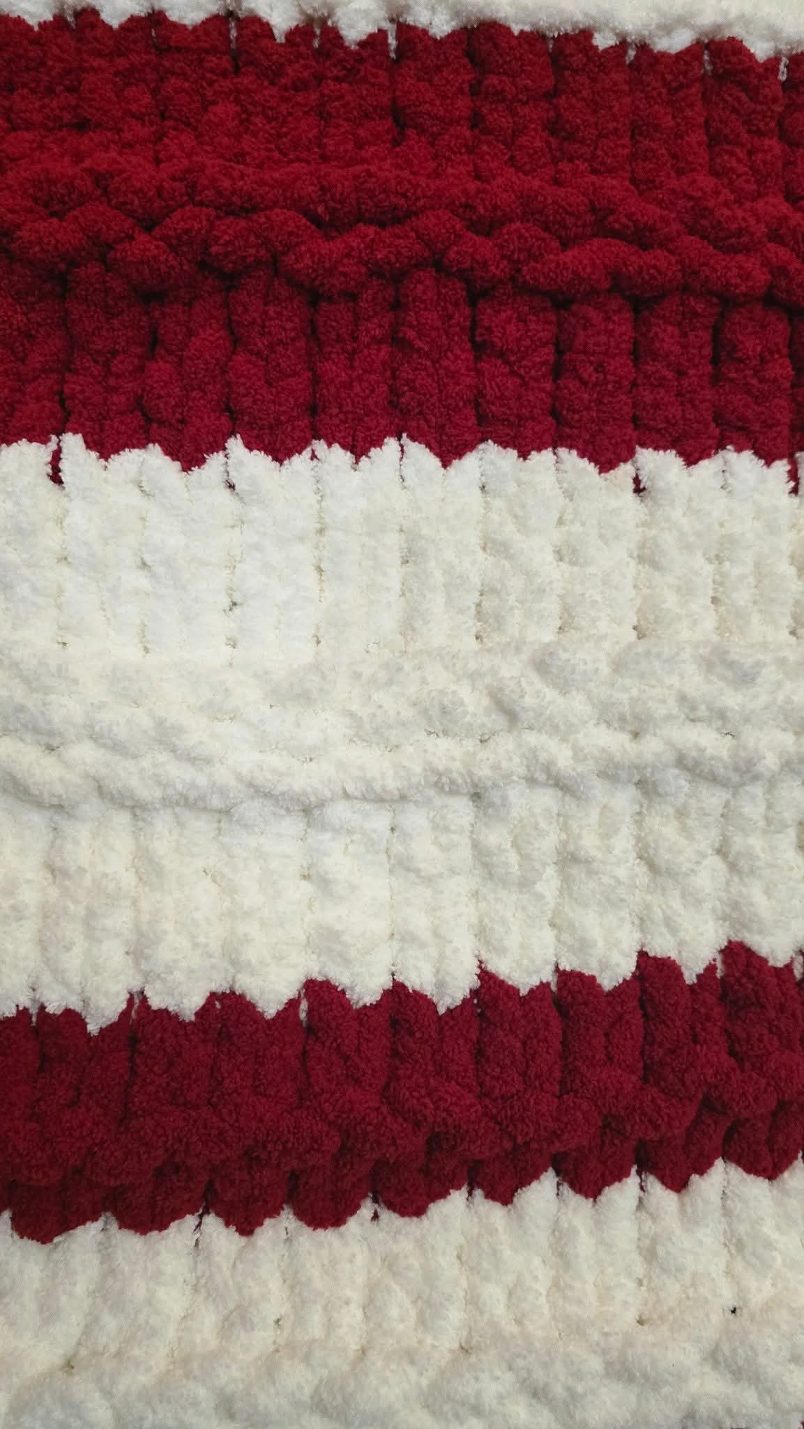 Candy Cane Cuddles Baby Blanket