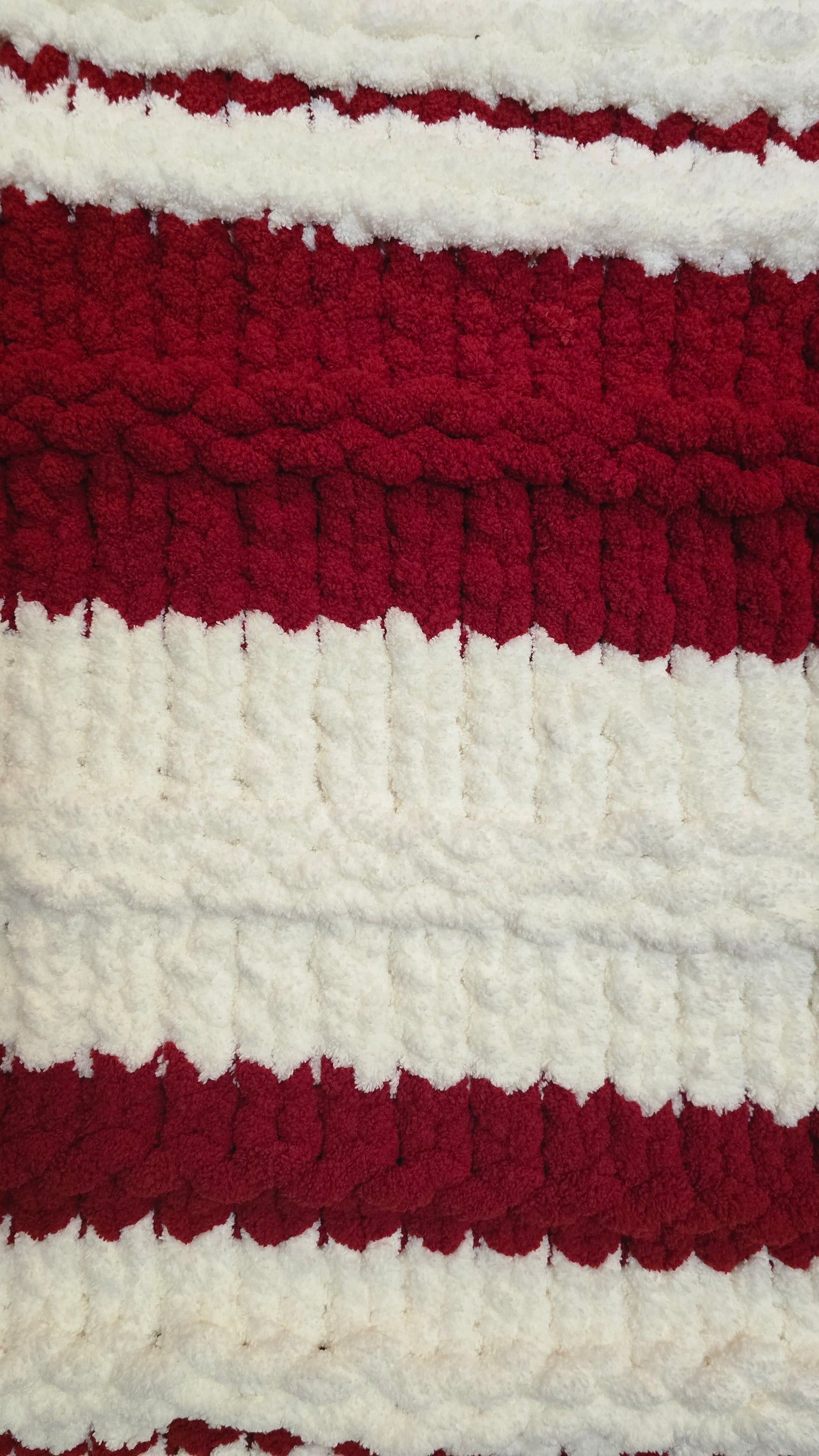 Candy Cane Cuddles Baby Blanket