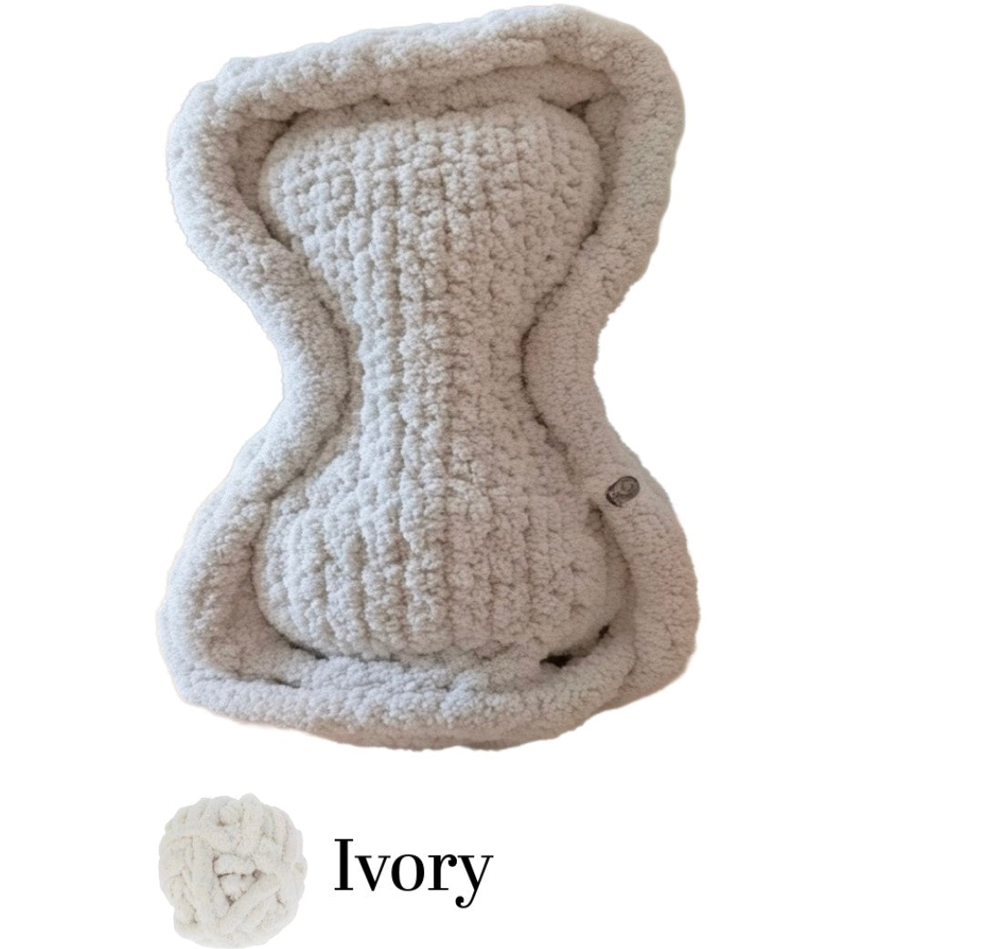 Ivory Bone Haven Pet Bed