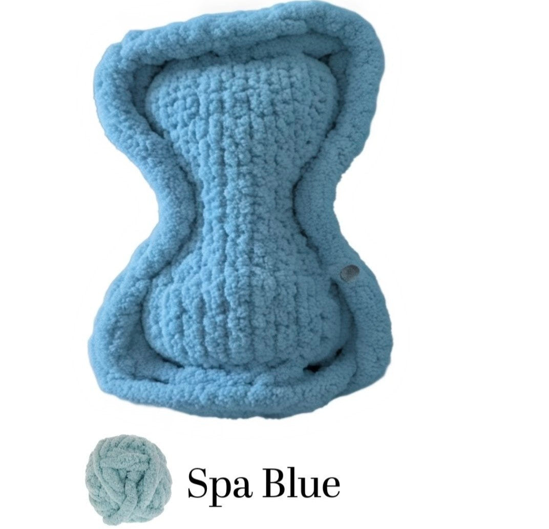 Spa Blue Bone Haven Pet Bed