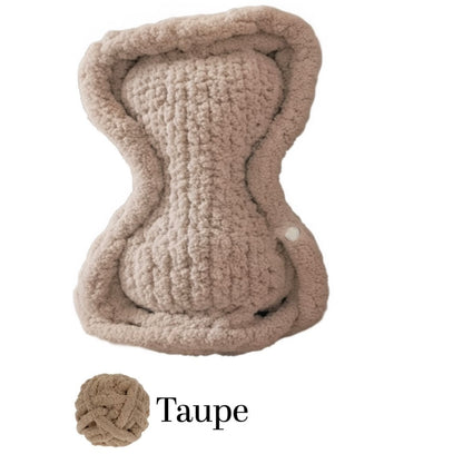 Taupe Bone Haven Pet Bed
