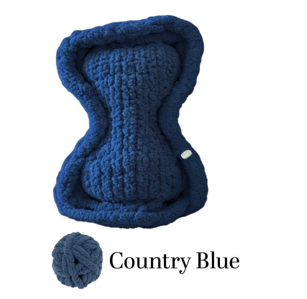 Country Blue Bone Haven Pet Bed