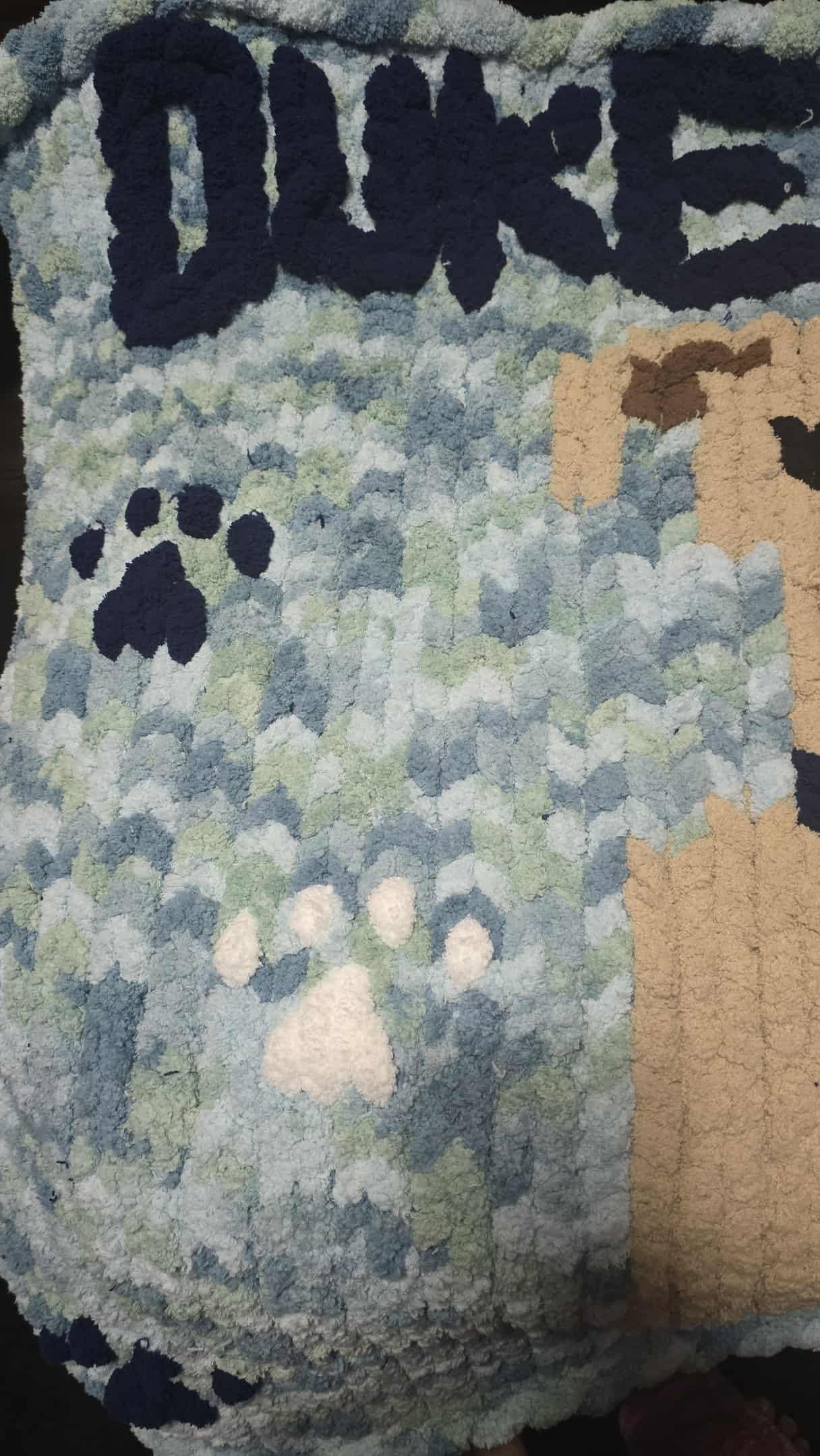 Fur-Ever Warm Dog Blanket Pattern | Hand/Finger Knitting Pattern | Pet Lover Gift | Cozy Dog Design | DIY Blanket PDF by Wicked Warmth