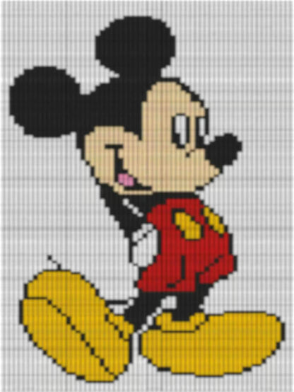 Mickey Mouse Chunky Knit Pattern