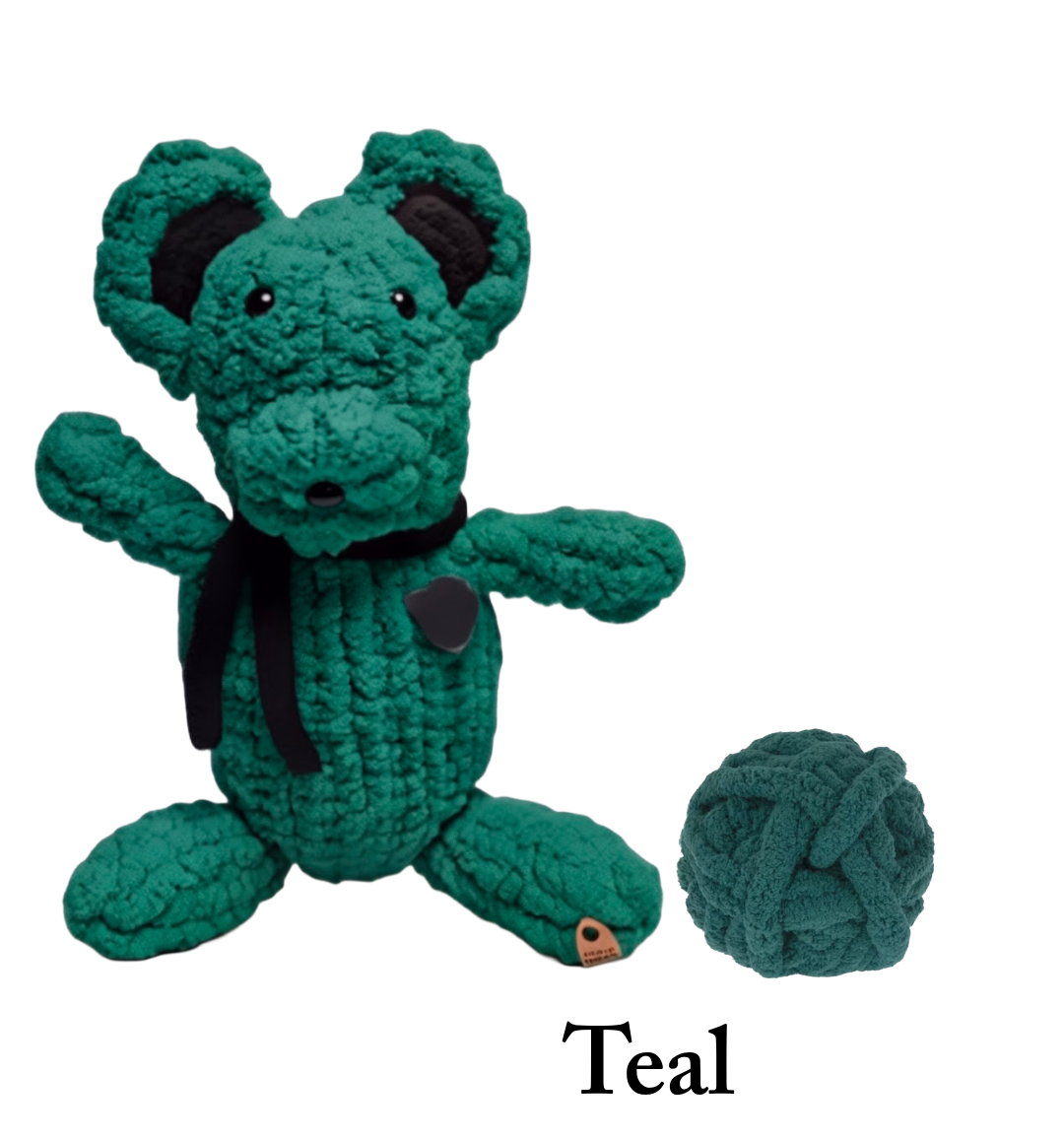 Teal Wickie Bear 