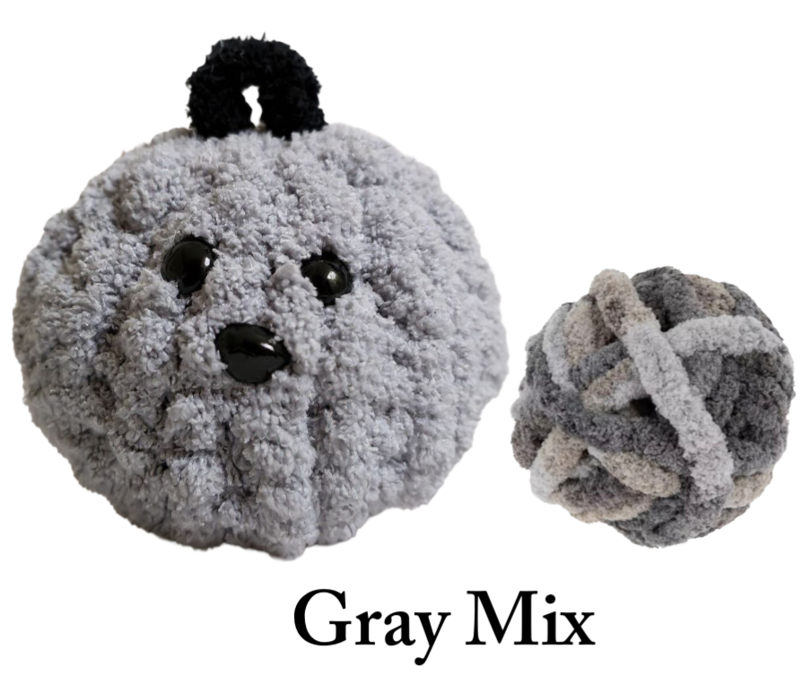 Gray Mix Hexi Puff 