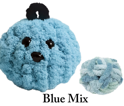 Blue Mix Hexi Puff 