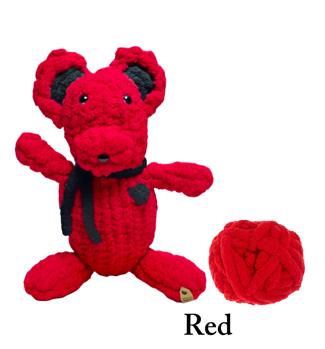 Red Wickie Bear