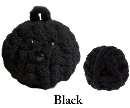 Black Hexi Puff 