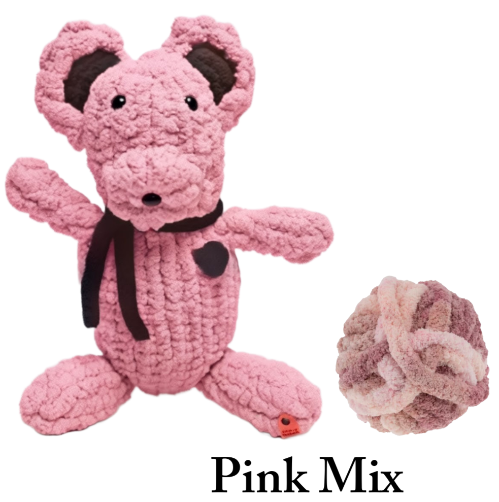 Pink Mix Wickie Bear