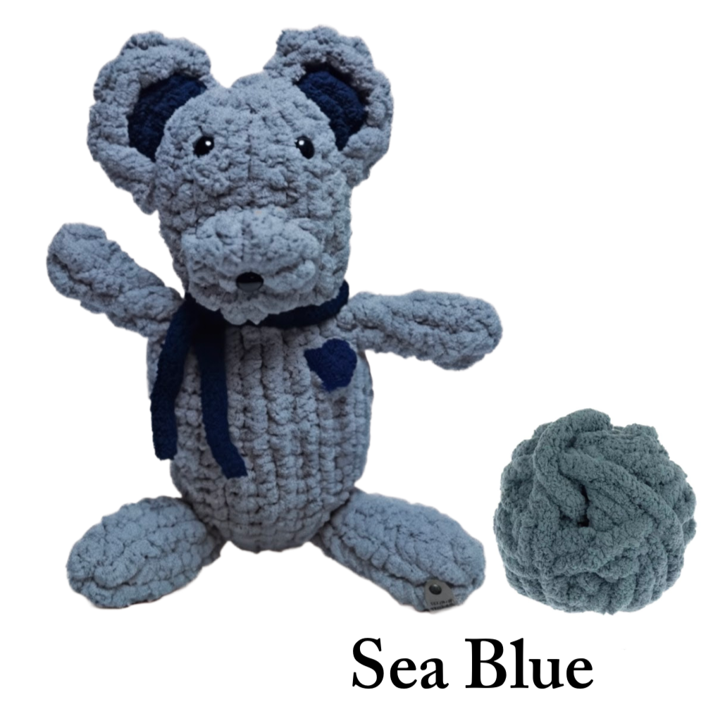 Sea Blue Wickie Bear