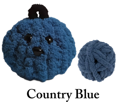 Country Blue Hexi Puff 