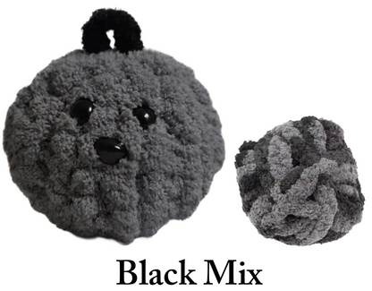 Black Mix Hexi Puff 