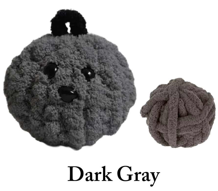 Dark Gray Hexi Puff