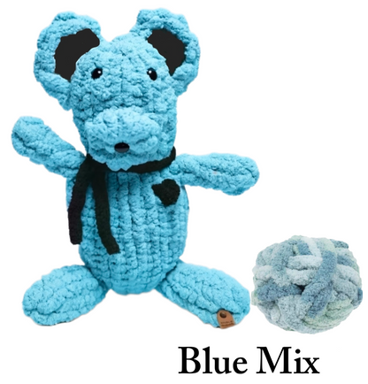 Blue Mix Wickie Bear