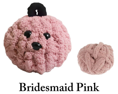 Bridesmaid Pink Hexi Puff 