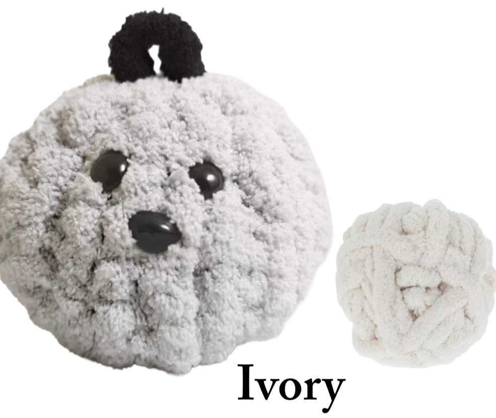 Ivory Hexi Puff