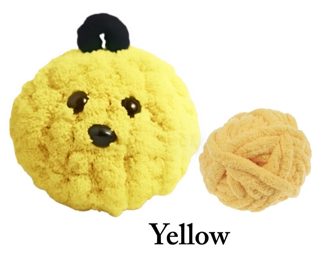 Yellow Hexi Puff 