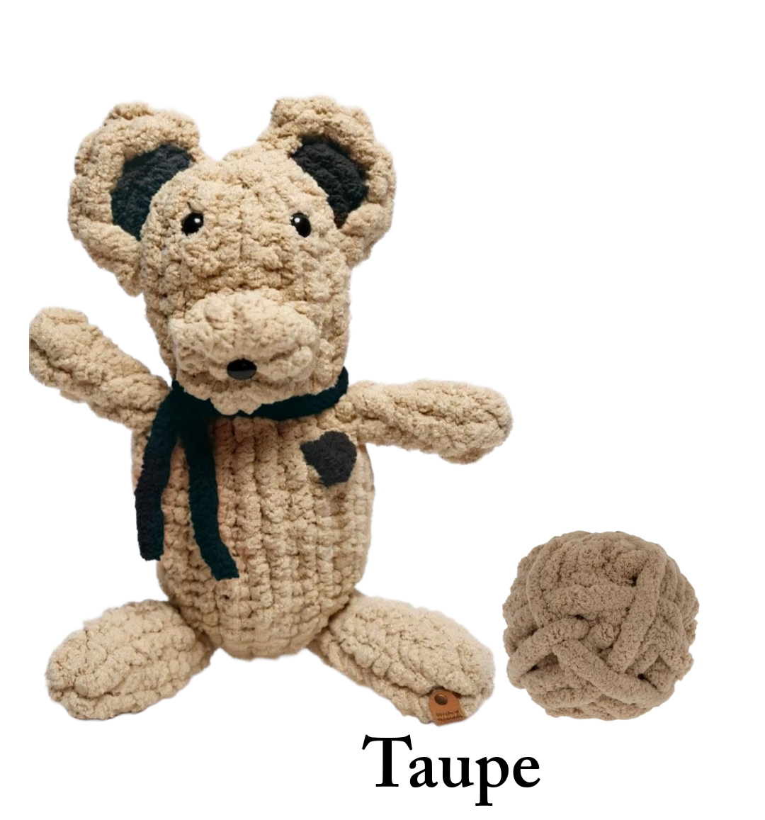 Taupe Wickie Bear
