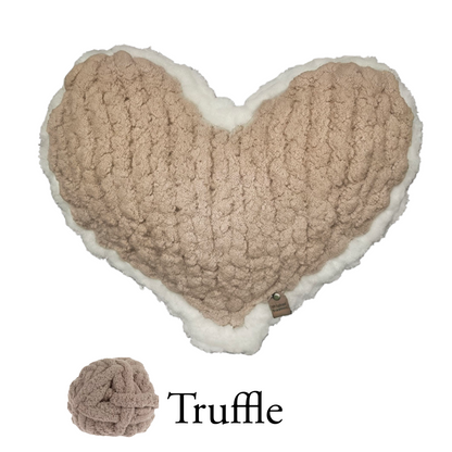 Truffle Enchanted Heart Pillow 
