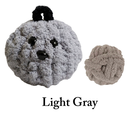 Light Gray Hexi Puff 