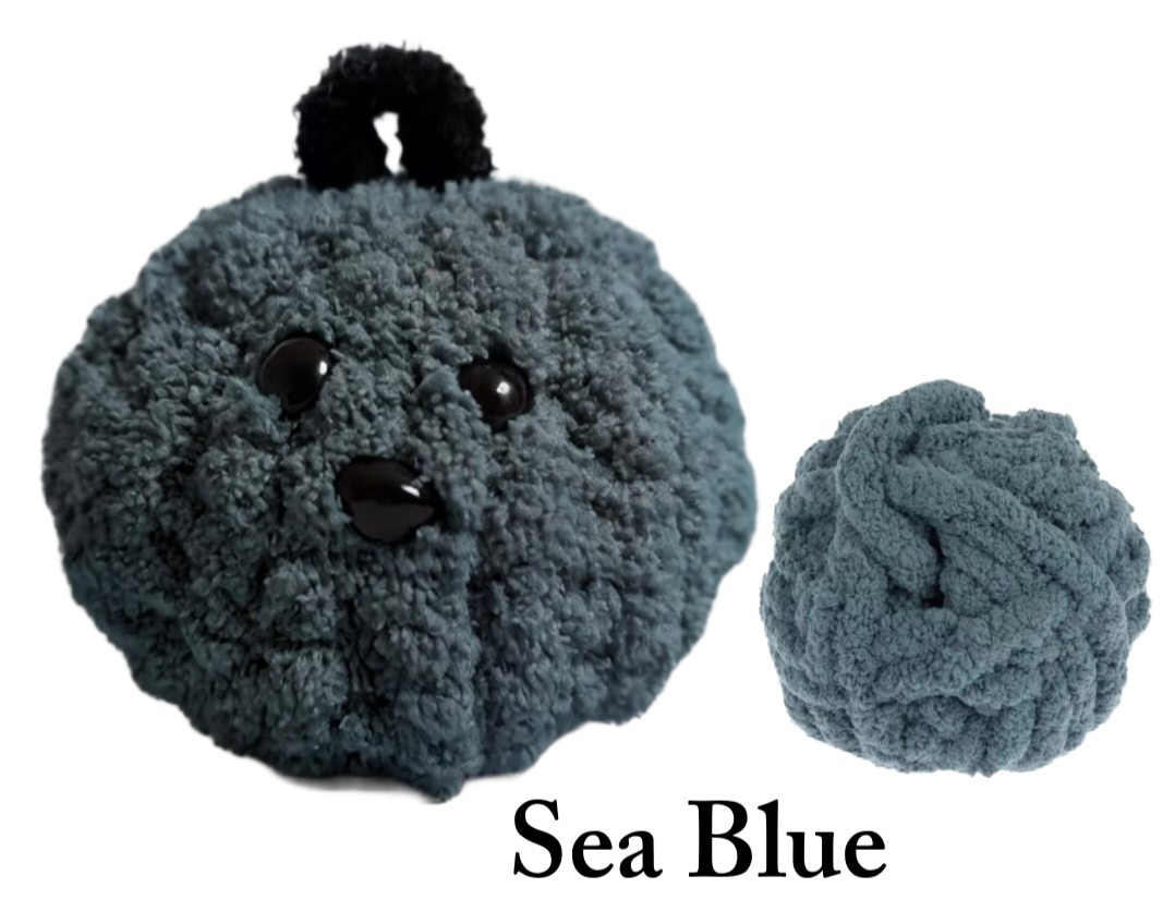 Sea Blue Hexi Puff