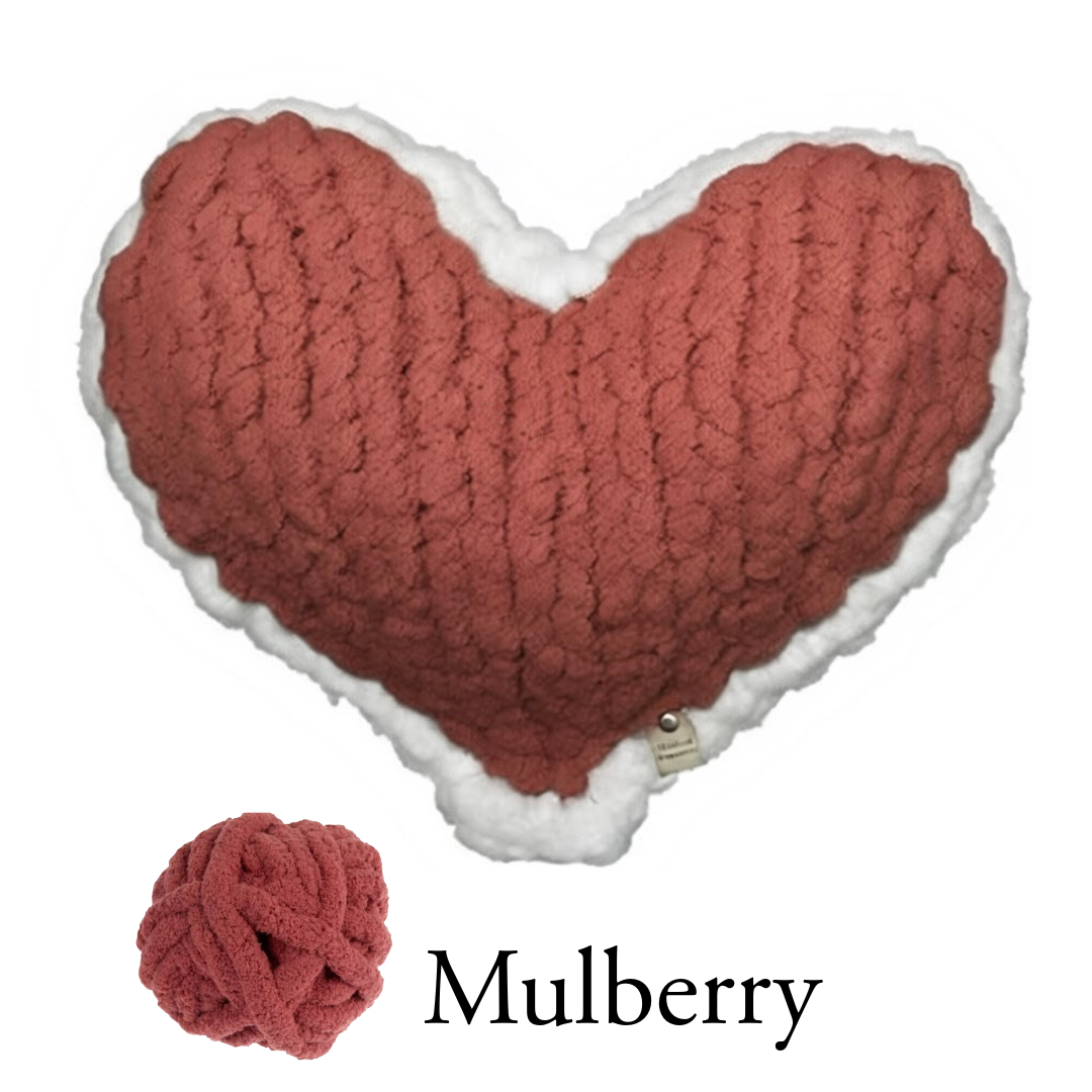Mulberry Enchanted Heart Pillow 