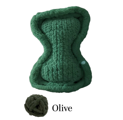 Olive Bone Haven Pet Bed