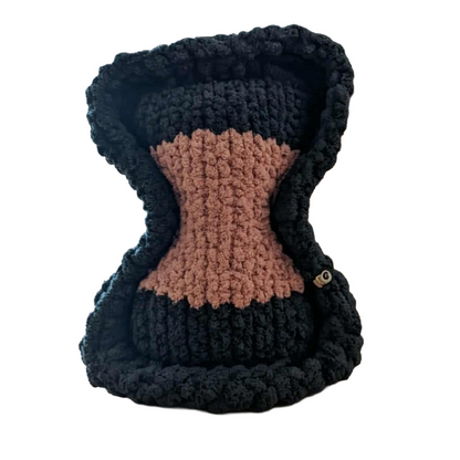 Black-Spiced Persimmon Striped Bone Haven Pet Bed