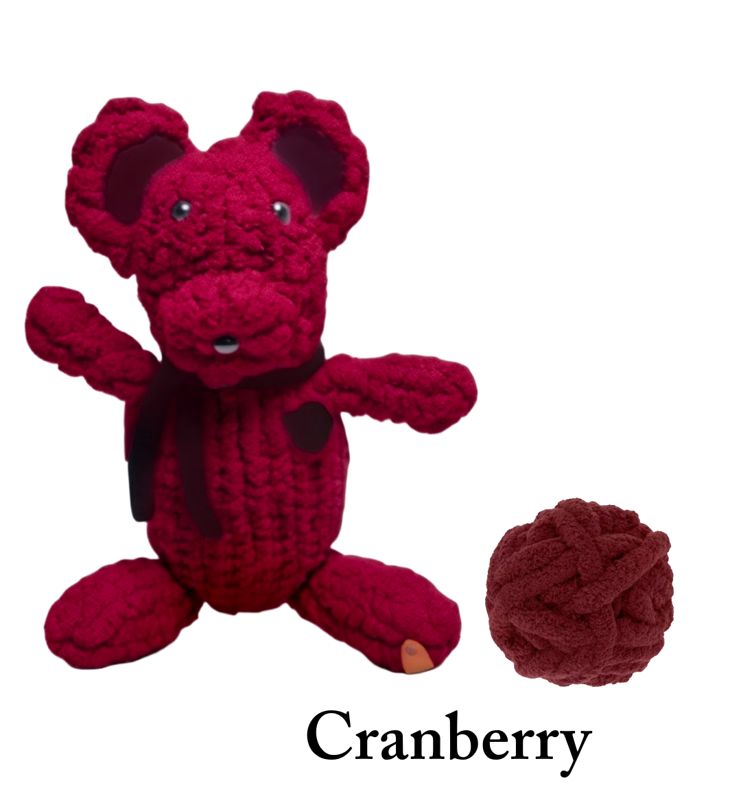 Cranberry Wickie Bear